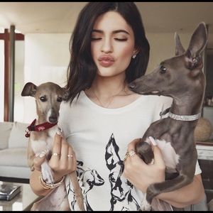 KENDALL & KYLIE White Graphic Tee